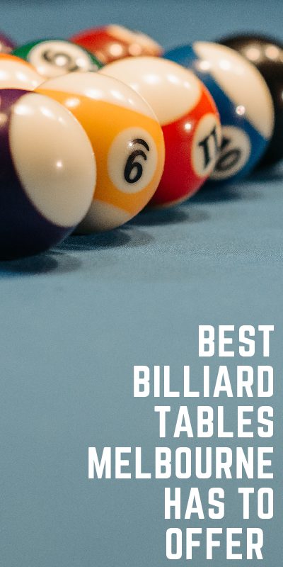 billiard tables melbourne